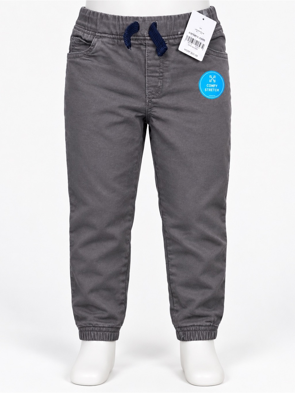 Carter’s Toddler Boys Gray Jogger Pants Size 4T NWT